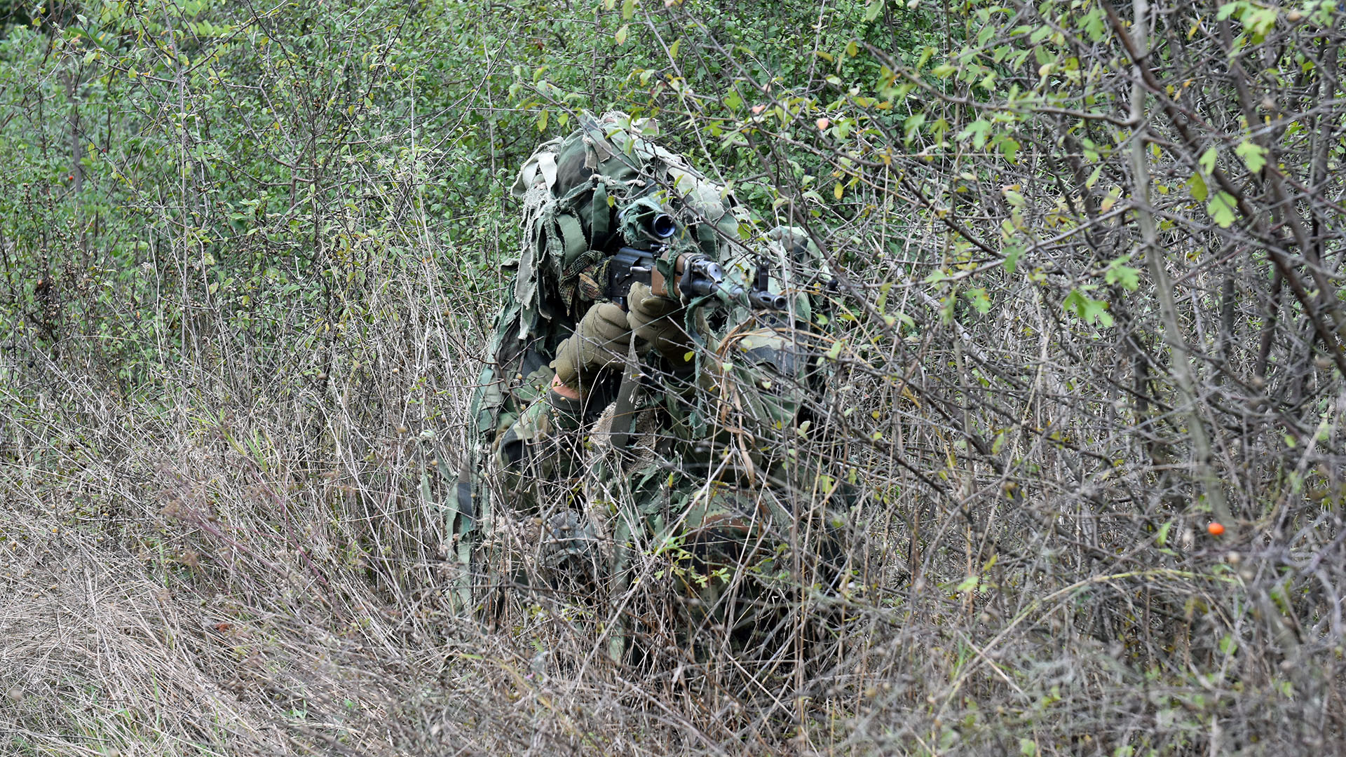 Obuka snajperista u Komandi za obuku | Vojska Srbije