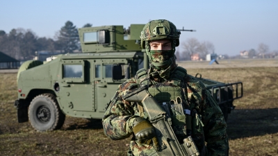 Member of 72nd Special Operations Brigade about the unit training