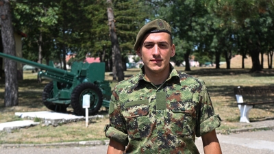 Soldier Aleksandar Uzelac