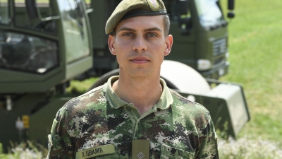 Second Lieutenant Lazar Cvijić, leader of the working group