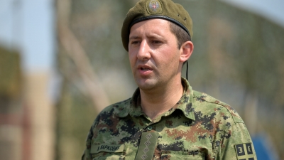 Commander of the Force Protection Platoon, Captain 1st Class Željko Marković